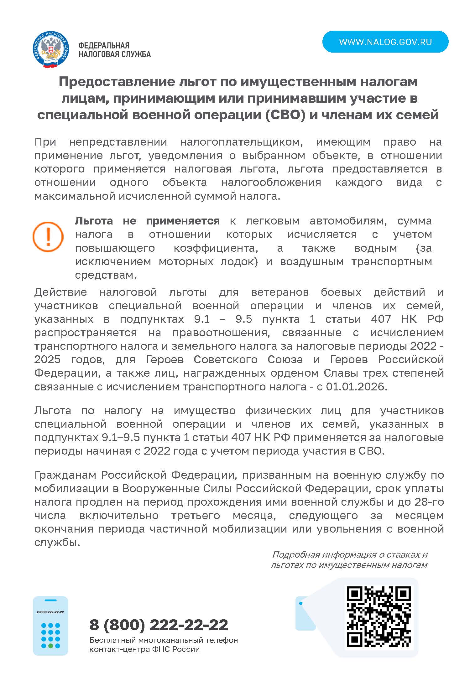 ФНС налог на имущество физ.лиц